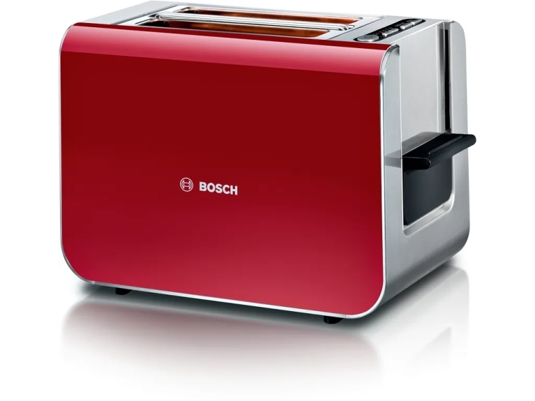 Brødrister Bosch TAT8614N Kompakt brødrister, Styline, Rød