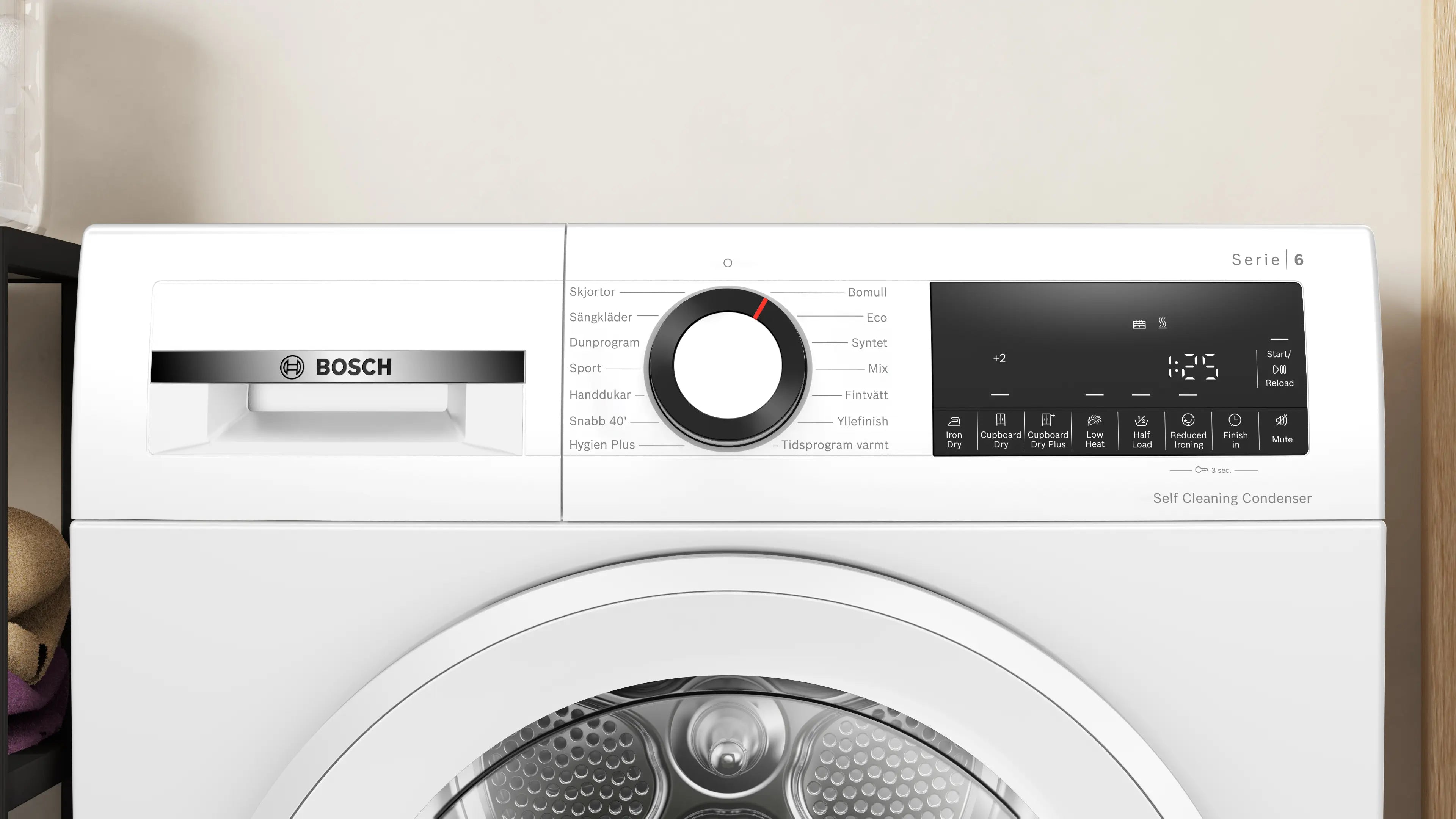 Bosch Serie 6 WQG245DLSN tørretumbler