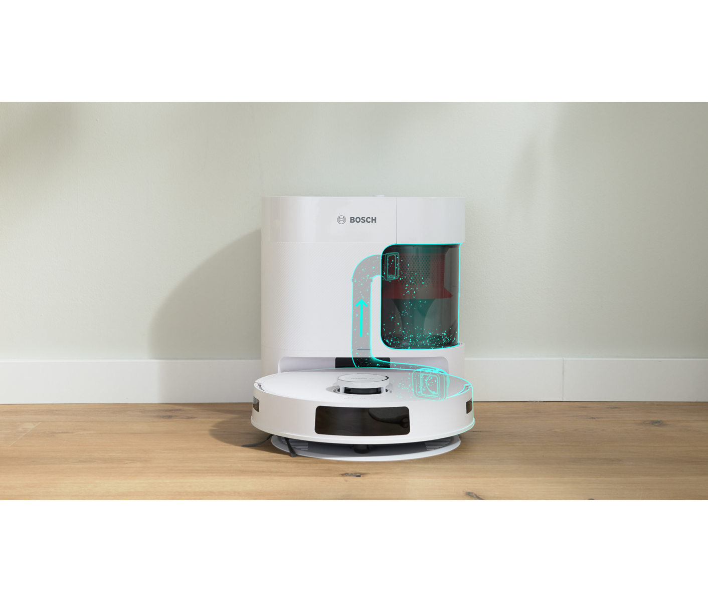Bosch BCRD2W Robotstøvsuger, Spotless Advanced + Robotstøvsuger billede 4