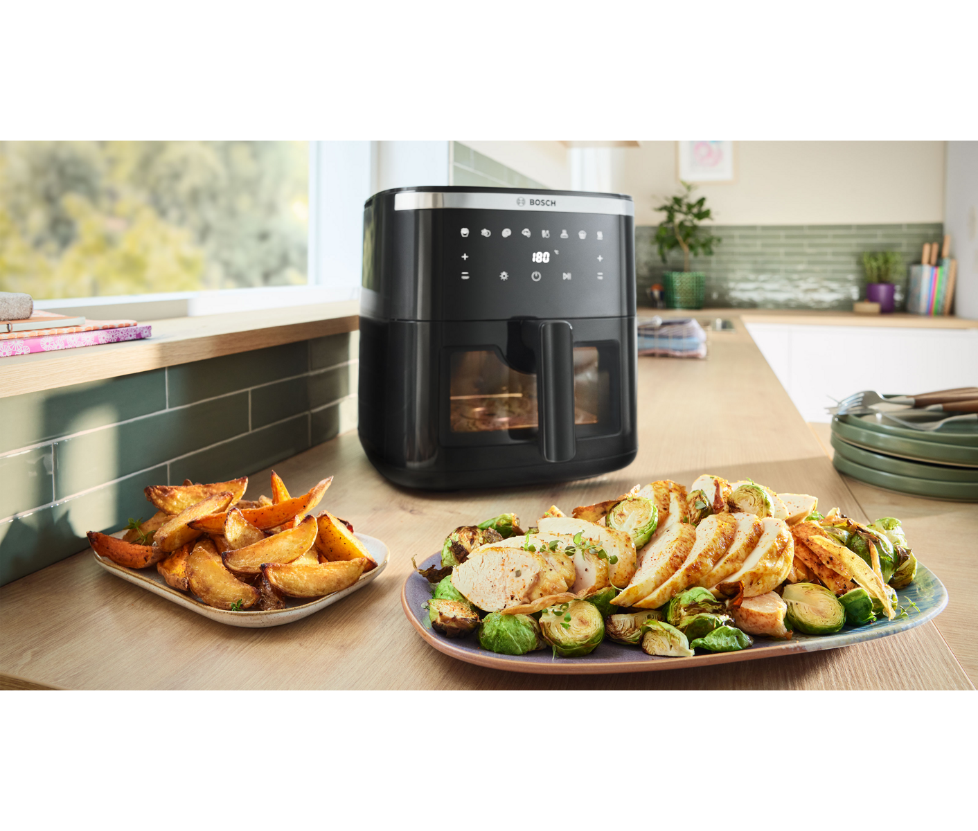 Bosch Serie 6, Air Fryer, Sort Airfryer billede 6