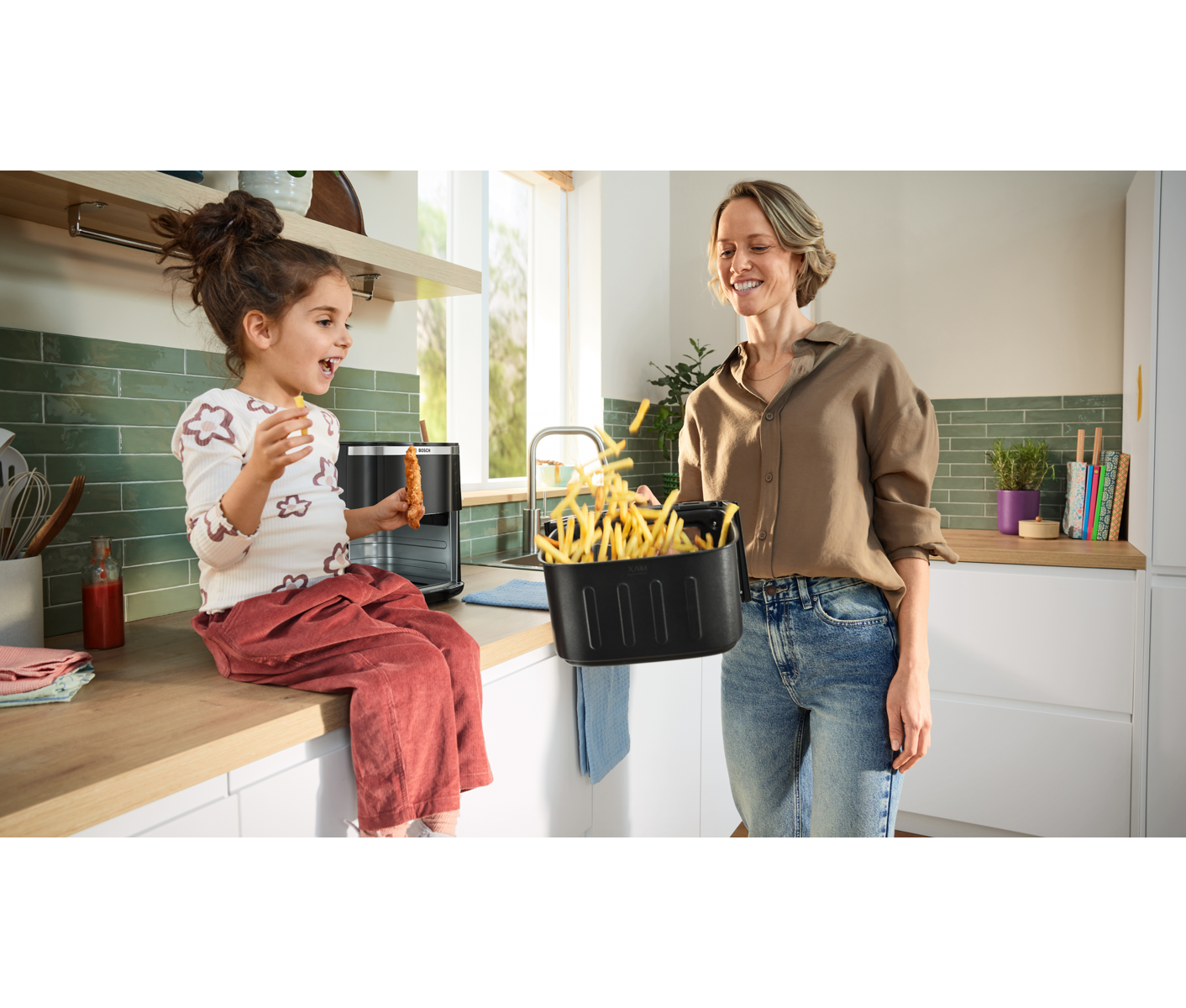 Bosch Serie 6, Air Fryer, Sort Airfryer billede 5