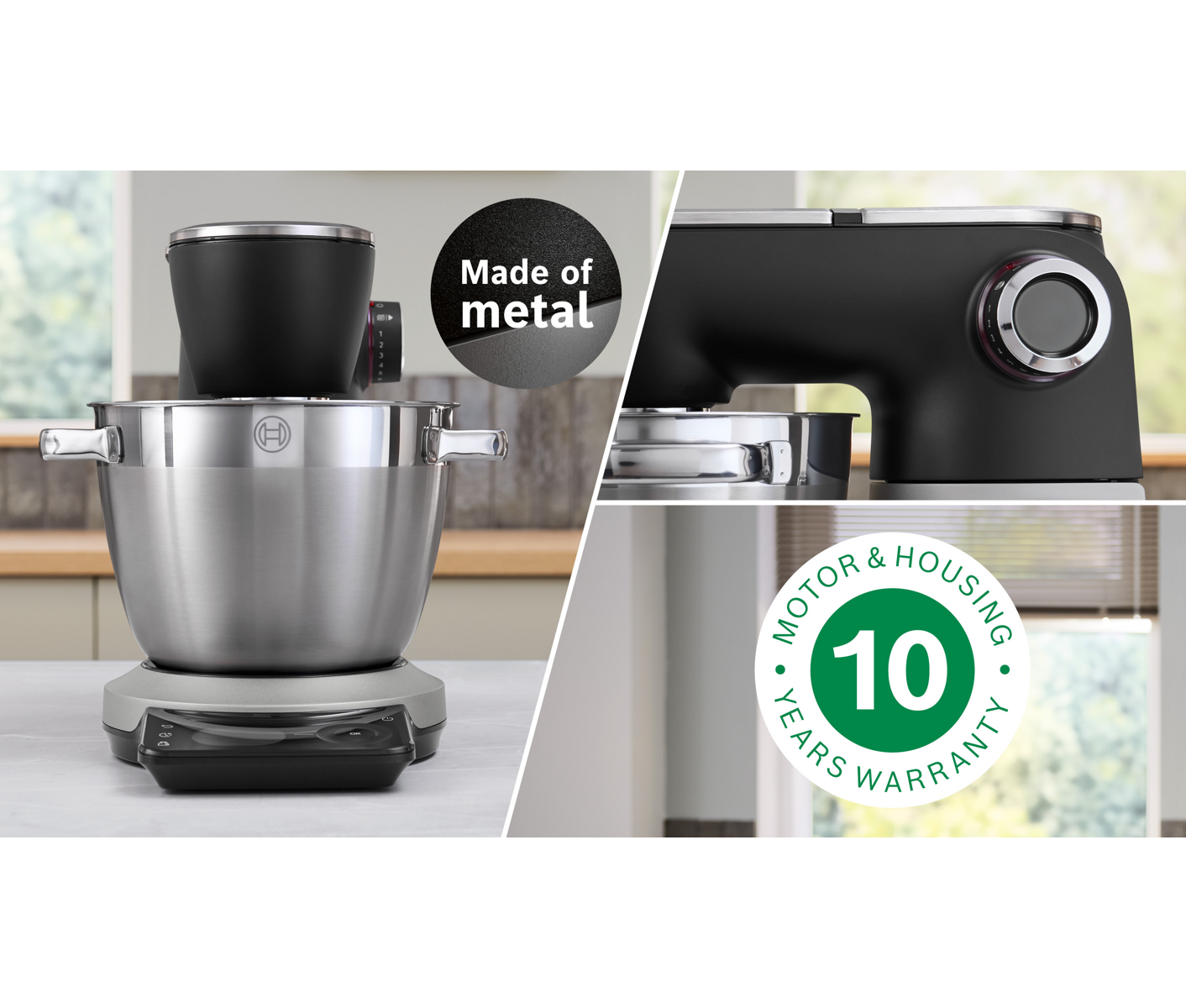 Bosch MUMS8ZS13 Serie 8, Køkke Nmaskine Med Vægt, 1800 W, Søl Røremaskine billede 2