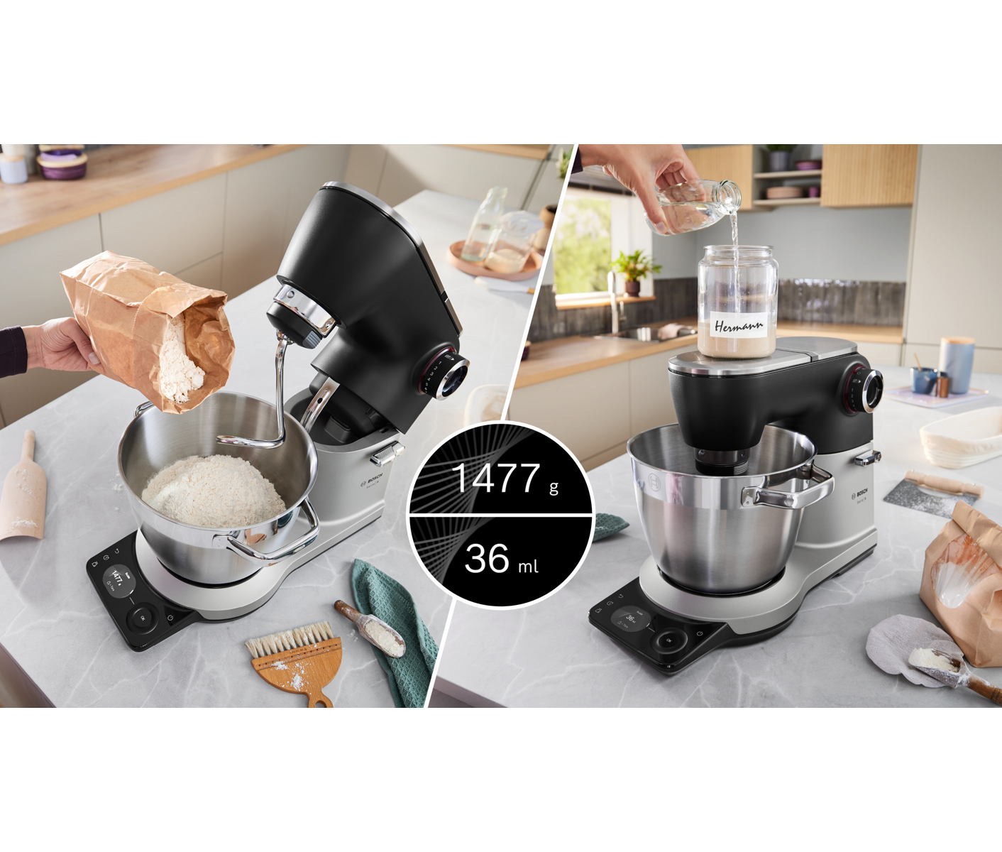 Bosch MUMS8ZS13 Serie 8, Køkke Nmaskine Med Vægt, 1800 W, Søl Røremaskine billede 4