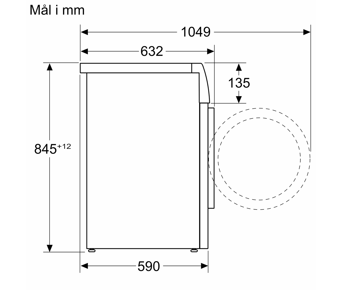 Bosch WAN2829WSN Serie 4 Vaskemaskine billede 4