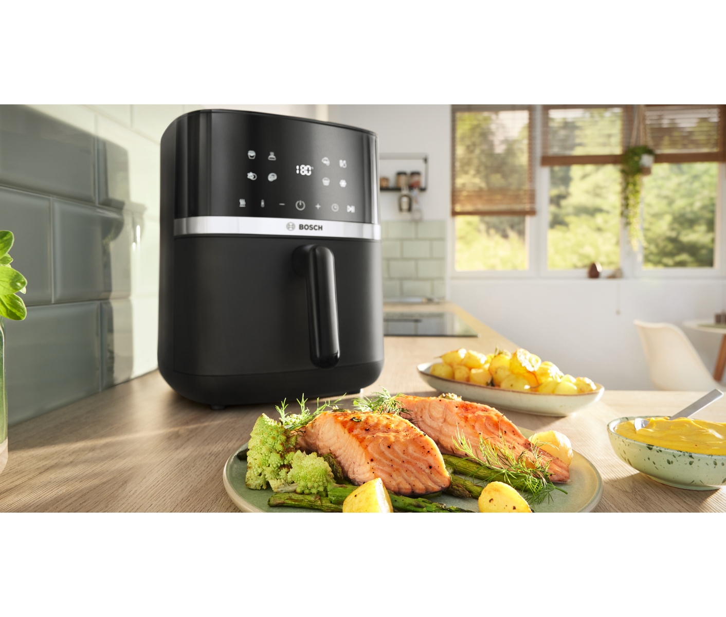 Bosch Serie 4, Air Fryer, Sort Airfryer billede 4