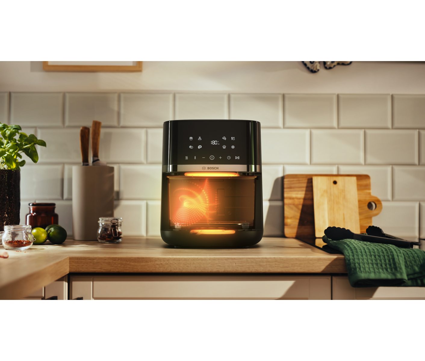 Bosch Serie 4, Air Fryer, Sort Airfryer billede 5