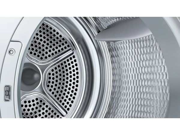 Bosch Serie 8 WQB246D41, Fritstående, Front-læsning, Varmepumpe, Hvid, Knapper, 112 L billede 4