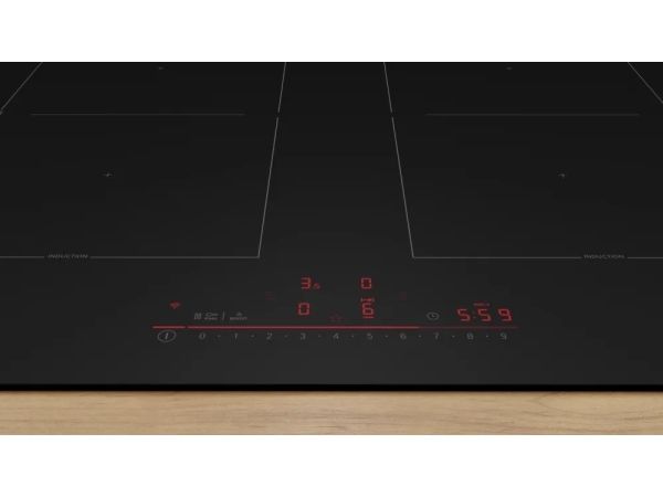 Bosch PVQ61CHB1E, Sort, Indbygget, 59.2 cm, Zone induktionskogeplade, Keramisk, 4 zone(s) billede 2