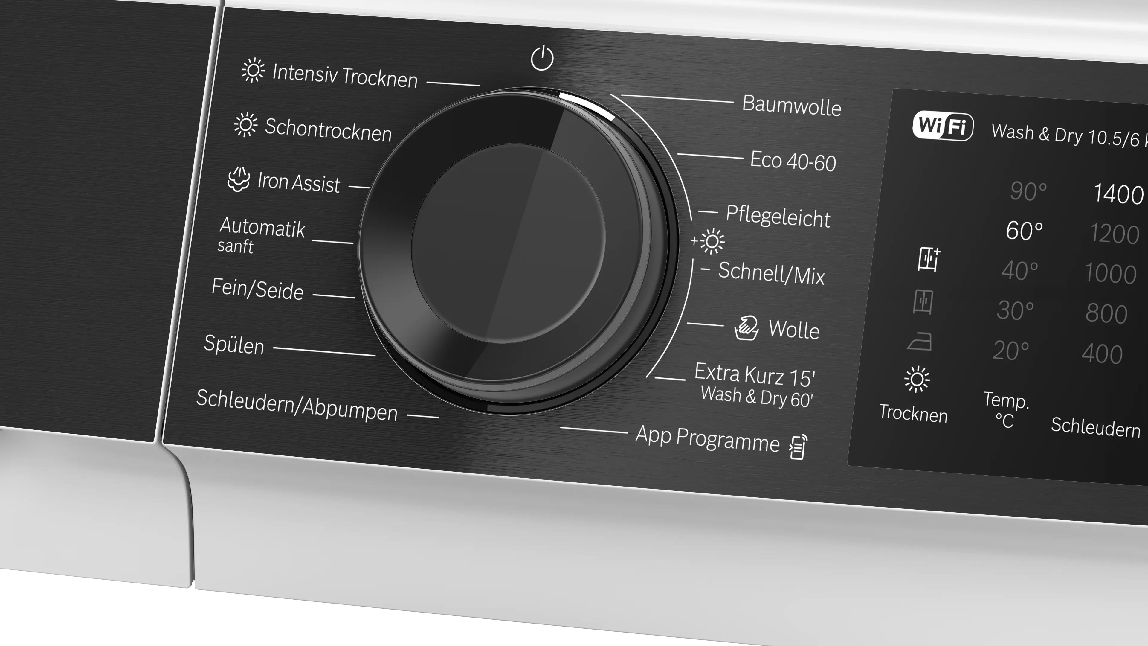 Bosch WNG24443 Serie 6 Waschtrockner 10.5 kg / 6 kg, 1400 U/min., EEK: E billede 4