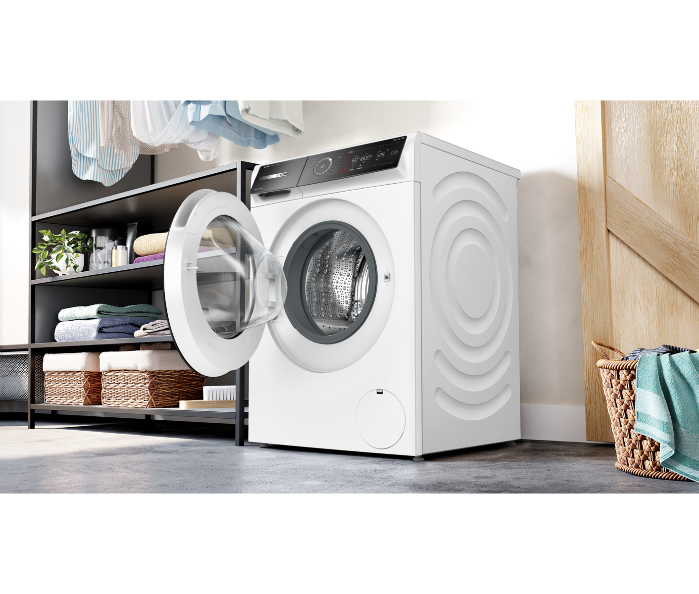 Bosch WGB266AWSN Serie 8 Vaskemaskine billede 7