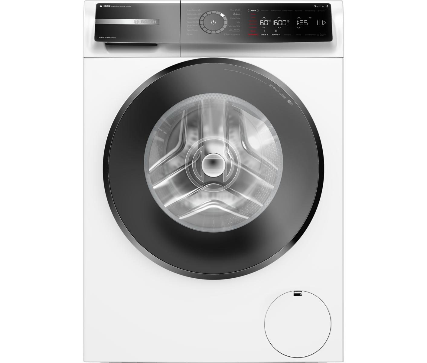 Bosch WGB266AWSN Serie 8 Vaskemaskine billede 1