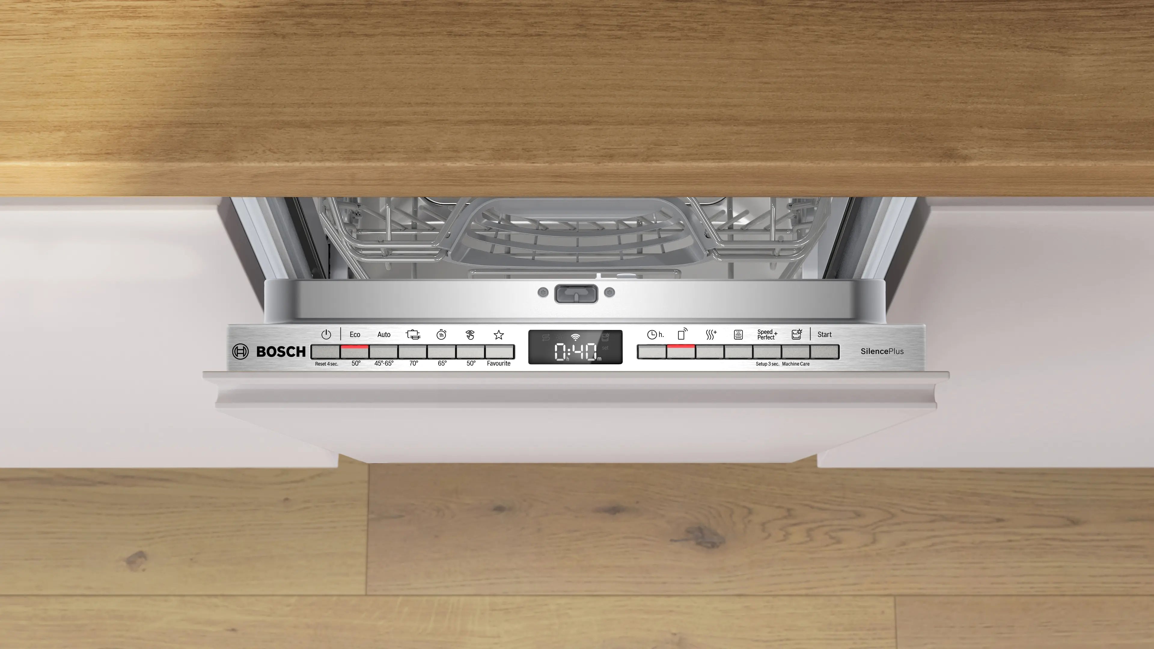 Bosch SPV4HMX12E smal opvaskemaskine til integrering