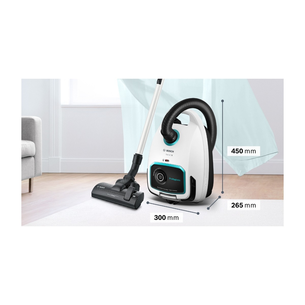 Bosch Serie 6 BGL6HYG4 støvsuger billede 4