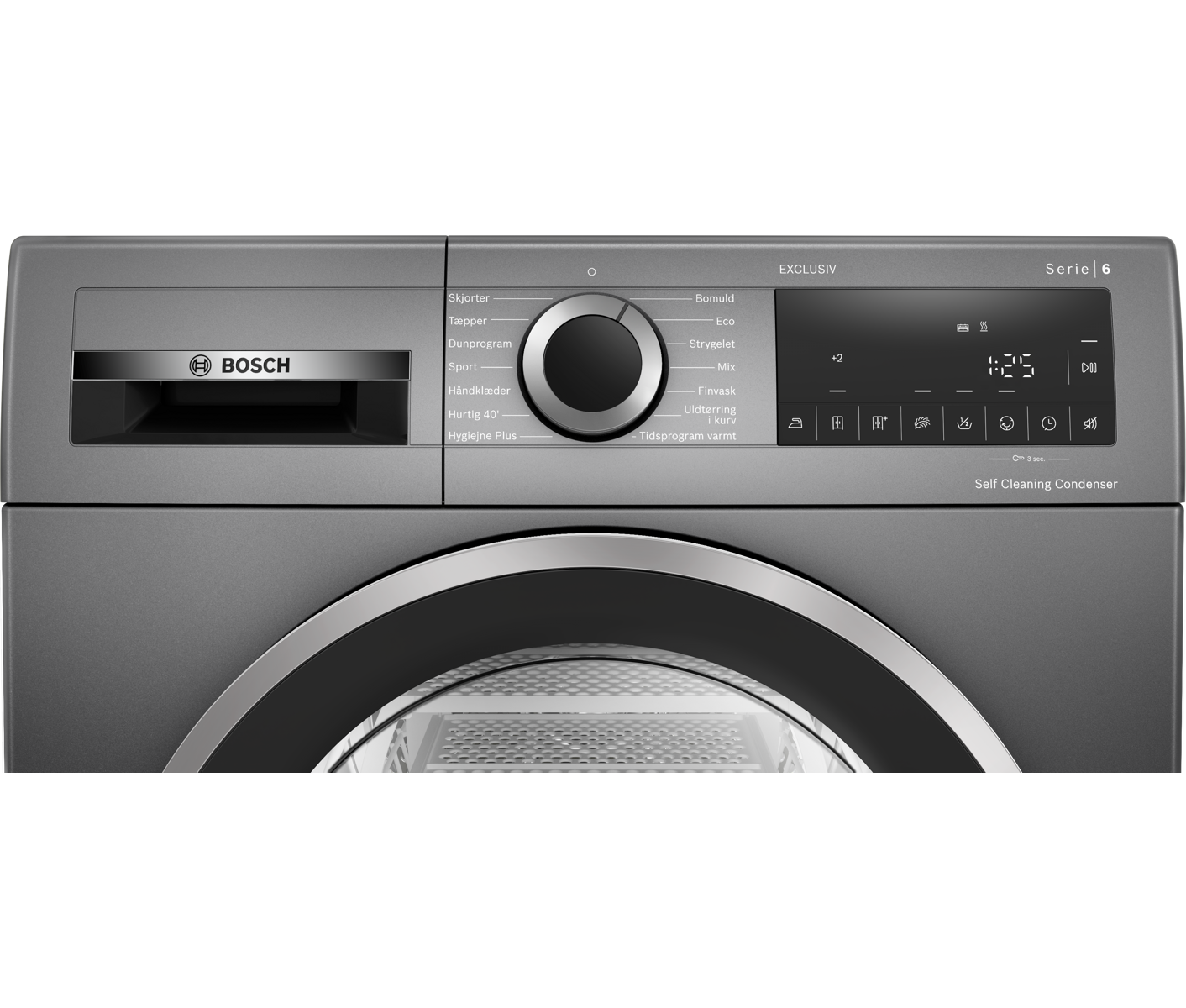Bosch WQG2450RDN Serie 6 Kondenstørretumbler billede 5