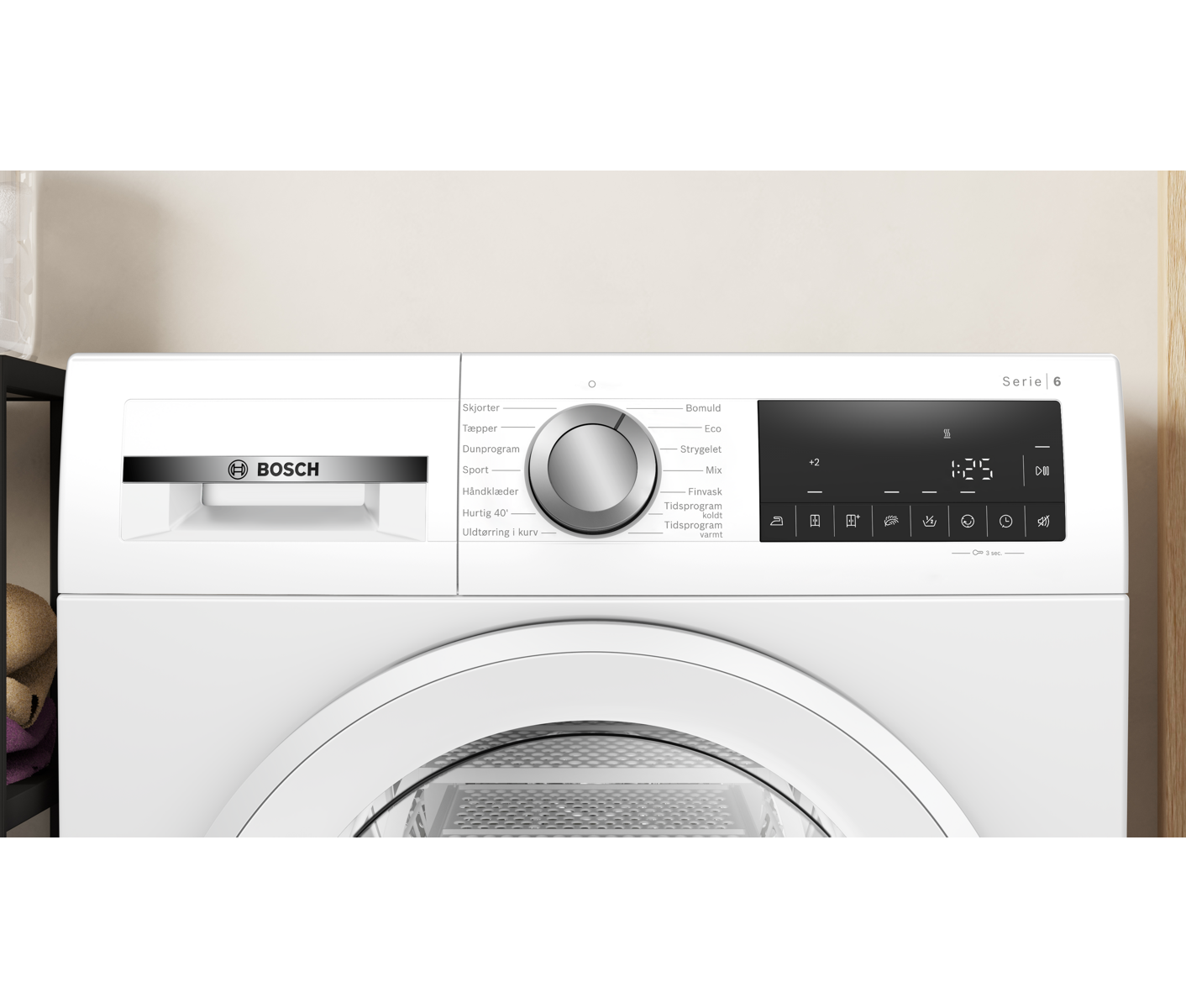 Bosch WQG2420IDN Serie 6  Kondenstørretumbler billede 7