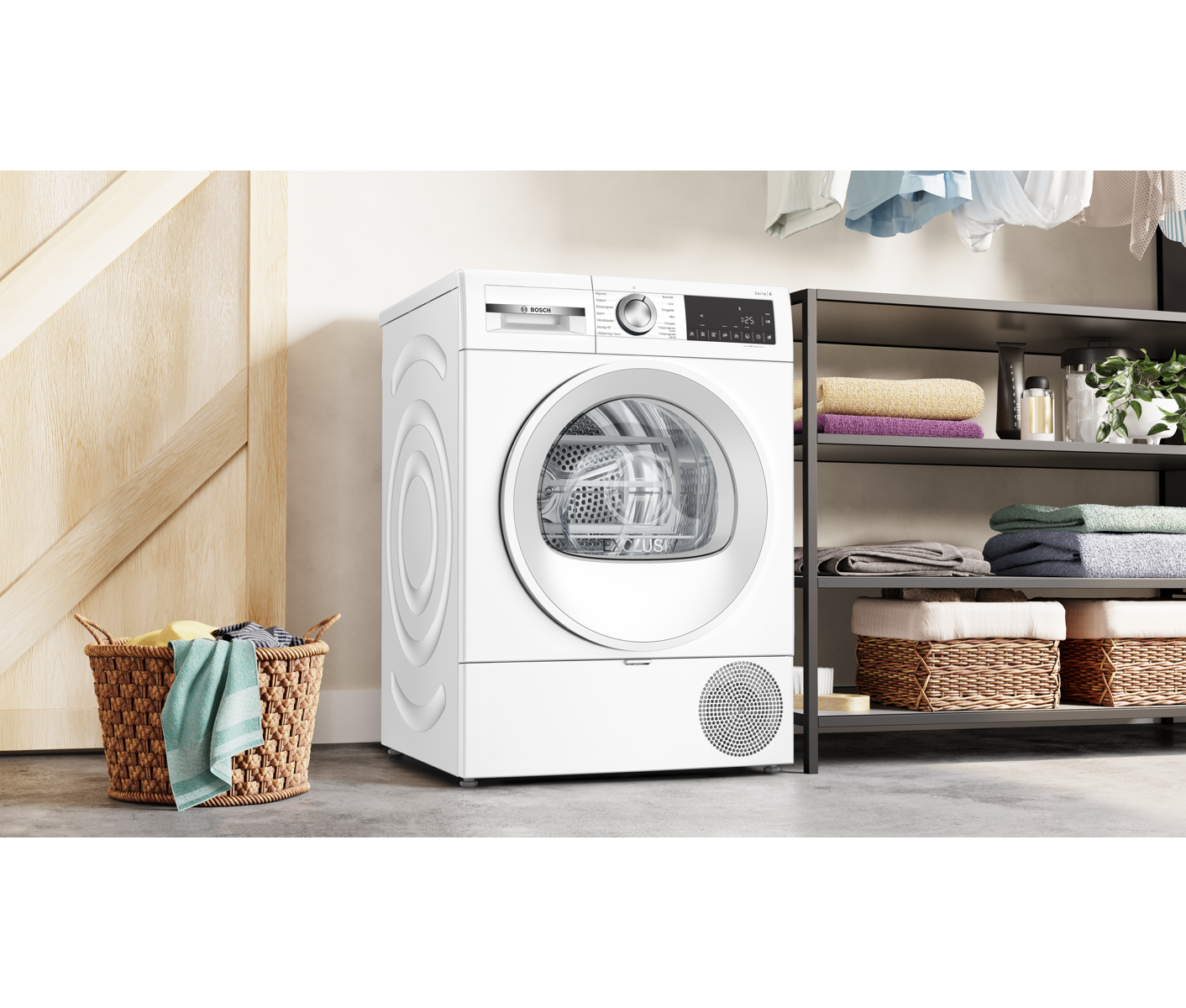 Bosch WQG2420IDN Serie 6  Kondenstørretumbler billede 8