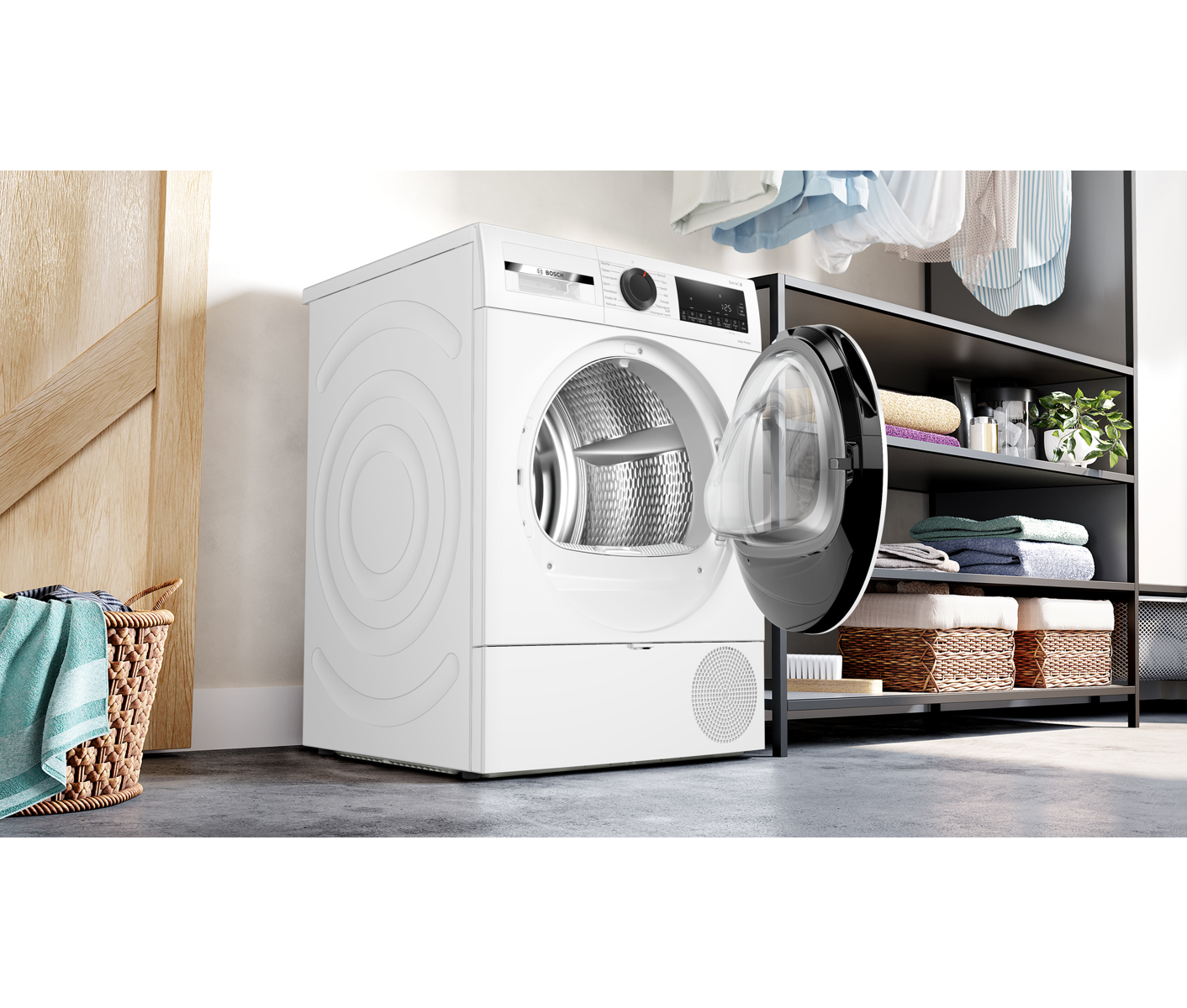 Bosch WQG2420WSN Serie 6 Kondenstørretumbler billede 5