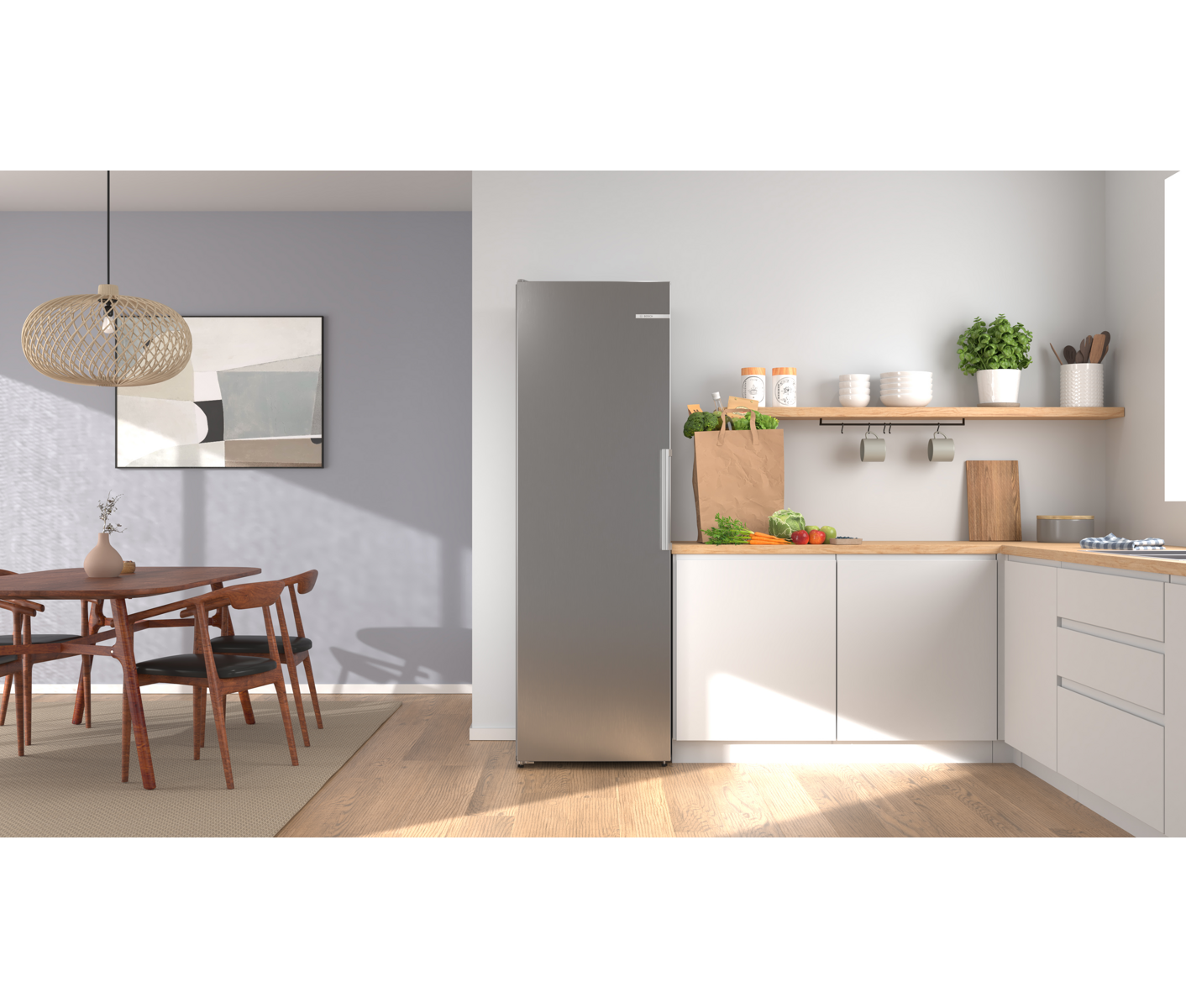 Bosch KSN36VLEG Serie 4 Køleskab billede 2