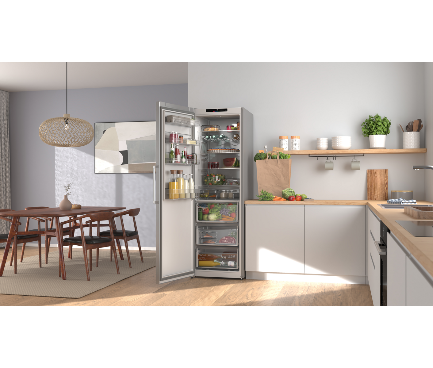 Bosch KSN36VLEG Serie 4 Køleskab billede 3