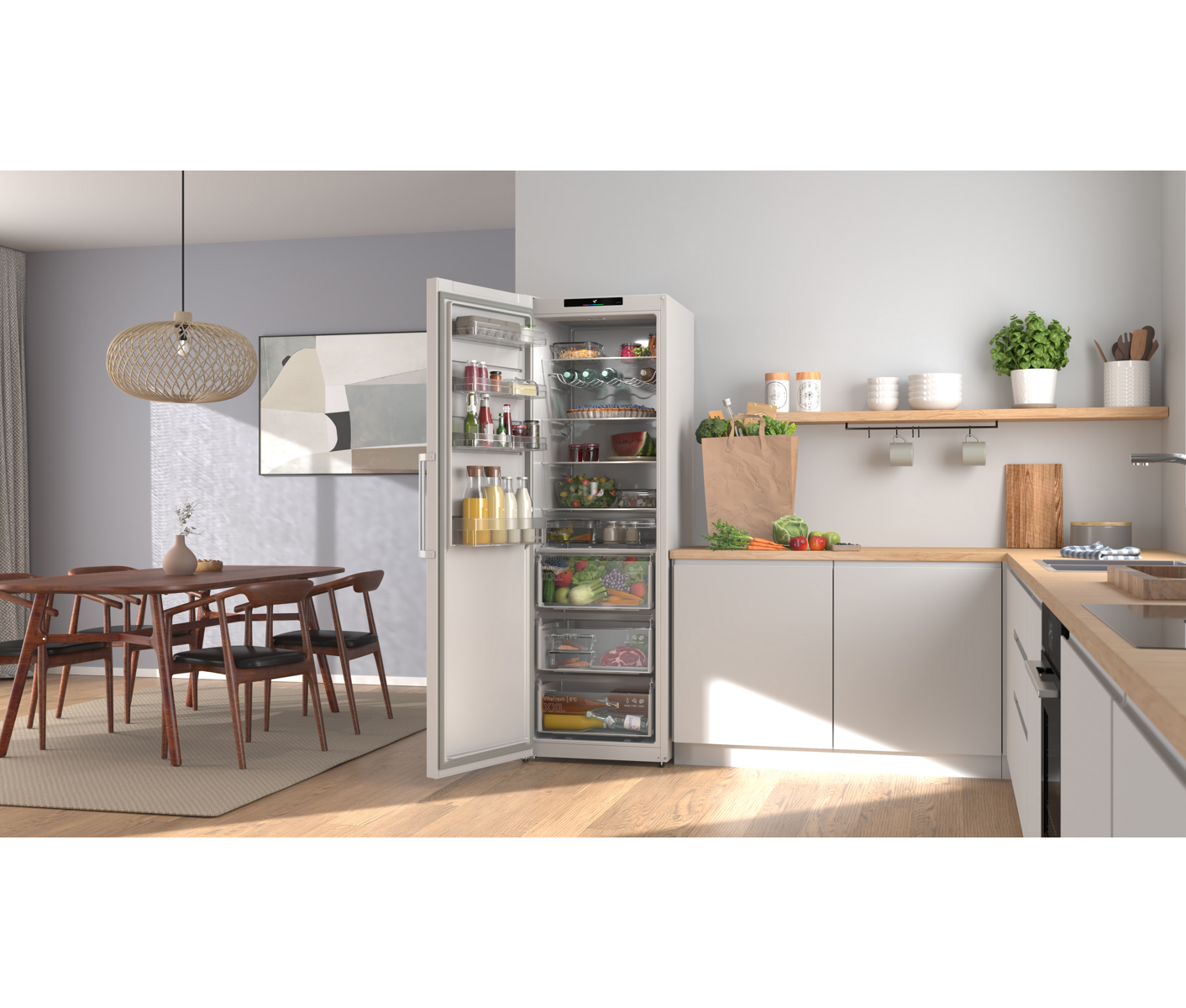 Bosch KSN36VWEG Serie 4 Køleskab billede 3