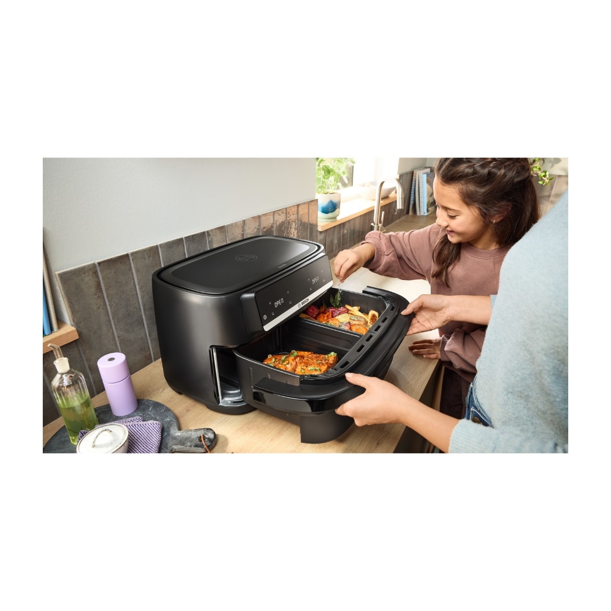 Bosch Series 4 MAFD490B1 Double Flex Drawer airfryer