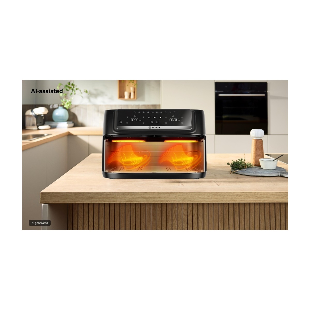 Bosch Series 4 MAFD490B1 Double Flex Drawer airfryer