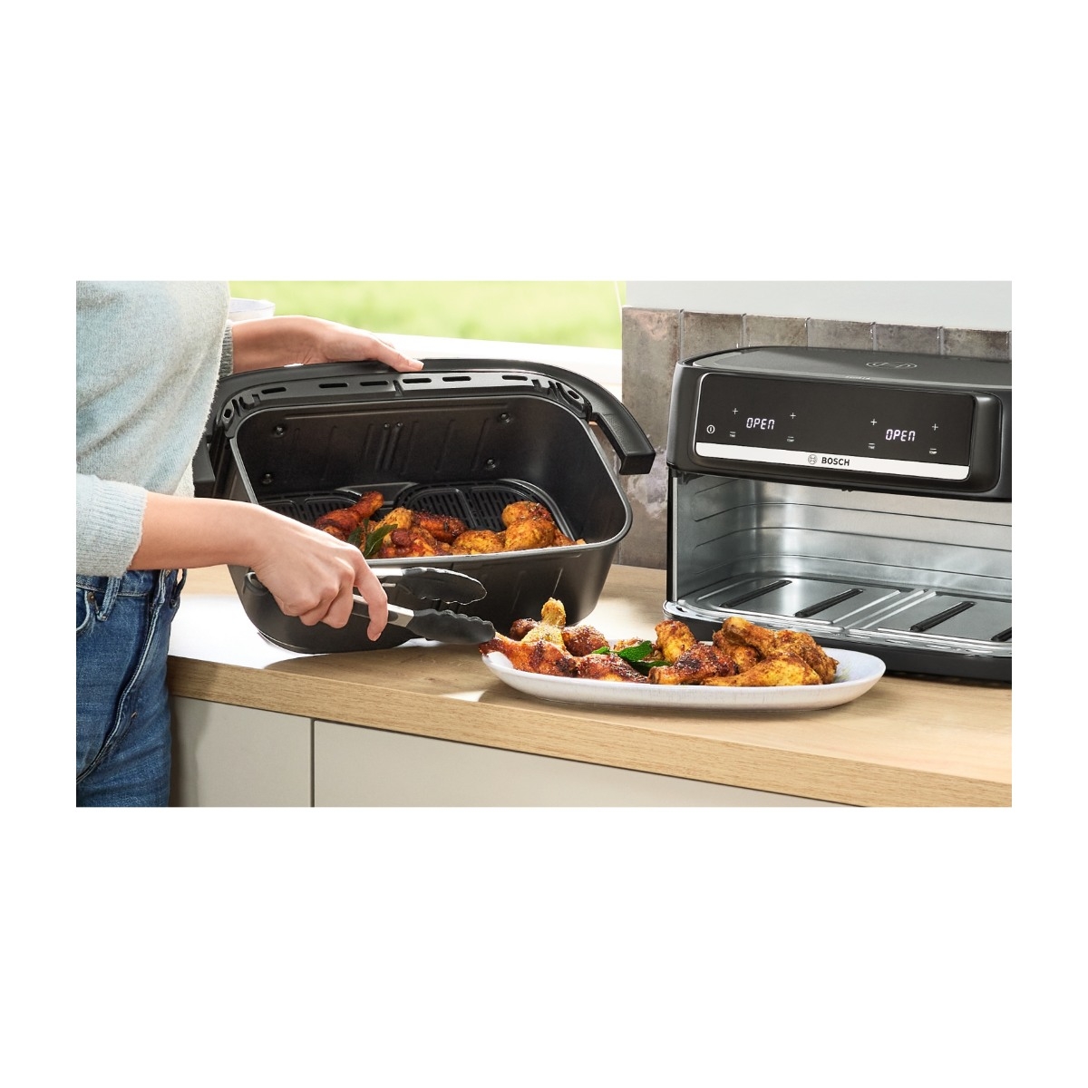 Bosch Series 4 MAFD490B1 Double Flex Drawer airfryer