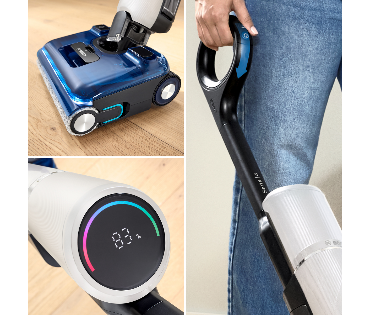Bosch BHF41WM Series 4, Wet & Dry Vacuum Cleaner Grovstøvsuger billede 3