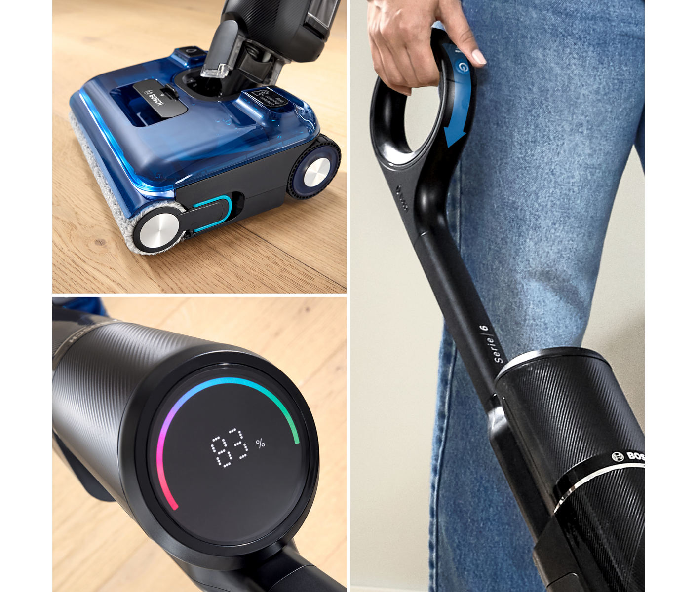 Bosch BHF61BM Series 6, Wet & Dry Vacuum Cleaner Grovstøvsuger billede 2