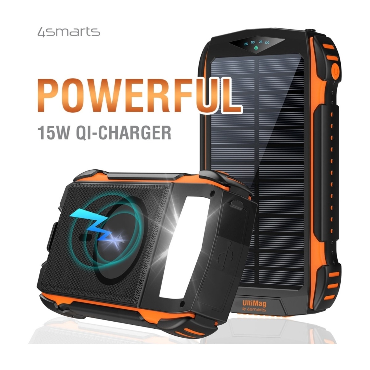 4smarts TitanPack UltiMag solar powerbank 20.000 mAh billede 3