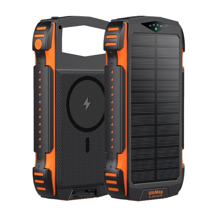 4smarts TitanPack UltiMag solar powerbank 20.000 mAh billede 1