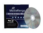 MediaRange - BD-R DL - 50 GB 6x - Jewel Case (Schachtel) (MR506) billede 1