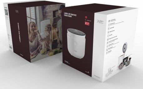 Lauben LBNRCD1500WT ryžių virimo aparatas 1,5 L 500 W Balta