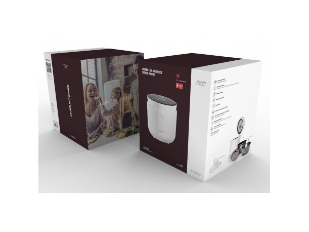 Lauben LBNRCD1500WT ryžių virimo aparatas 1,5 L 500 W Balta