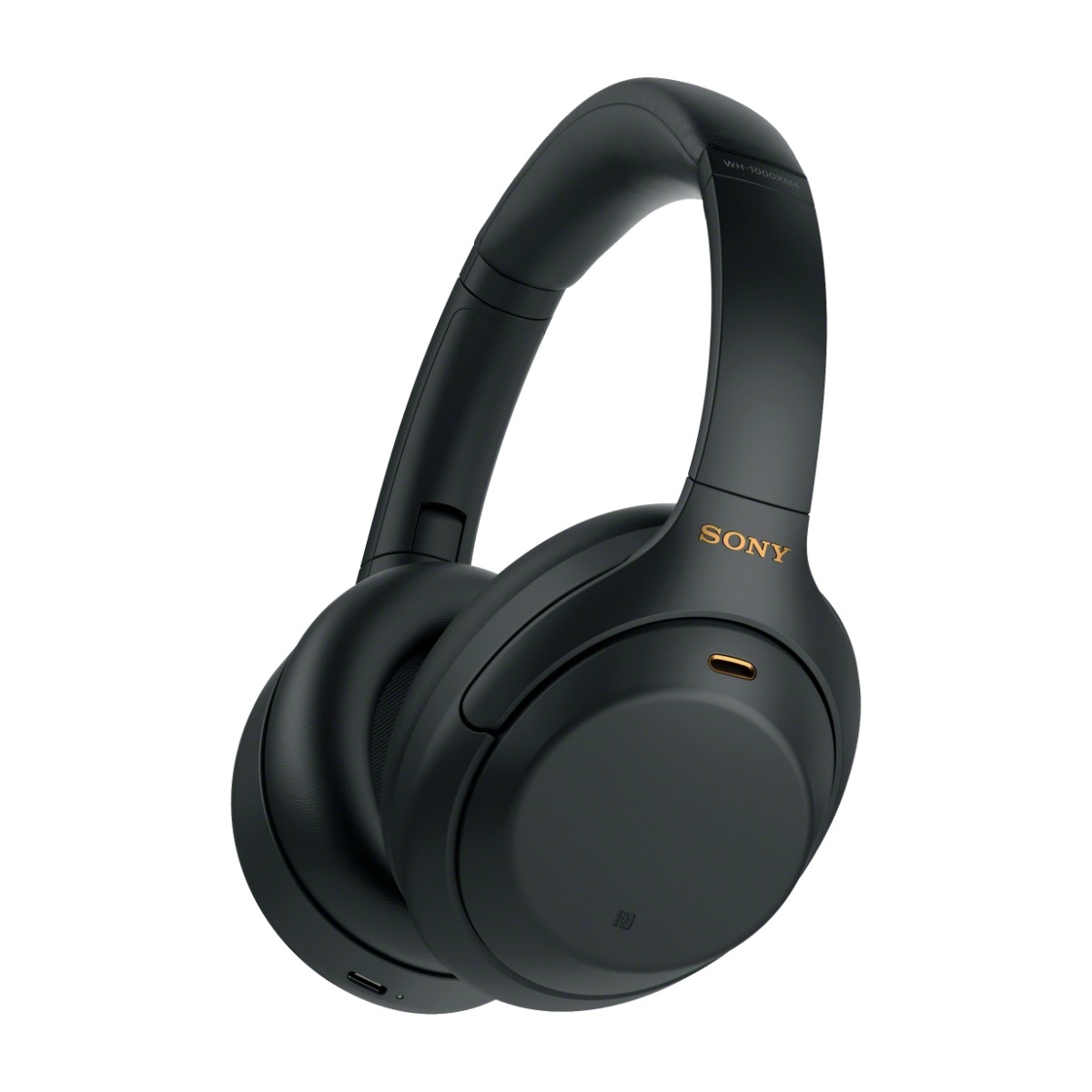 Sony WH-1000XM4 trådløse Støjdæmpende hovedtelefoner, sort billede 2