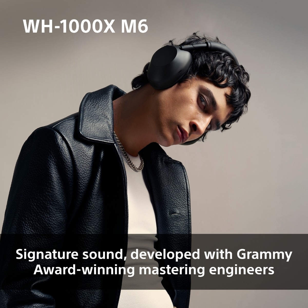 Sony WH-1000XM6 trådløse støjreducerende hovedtelefoner, sølv billede 4