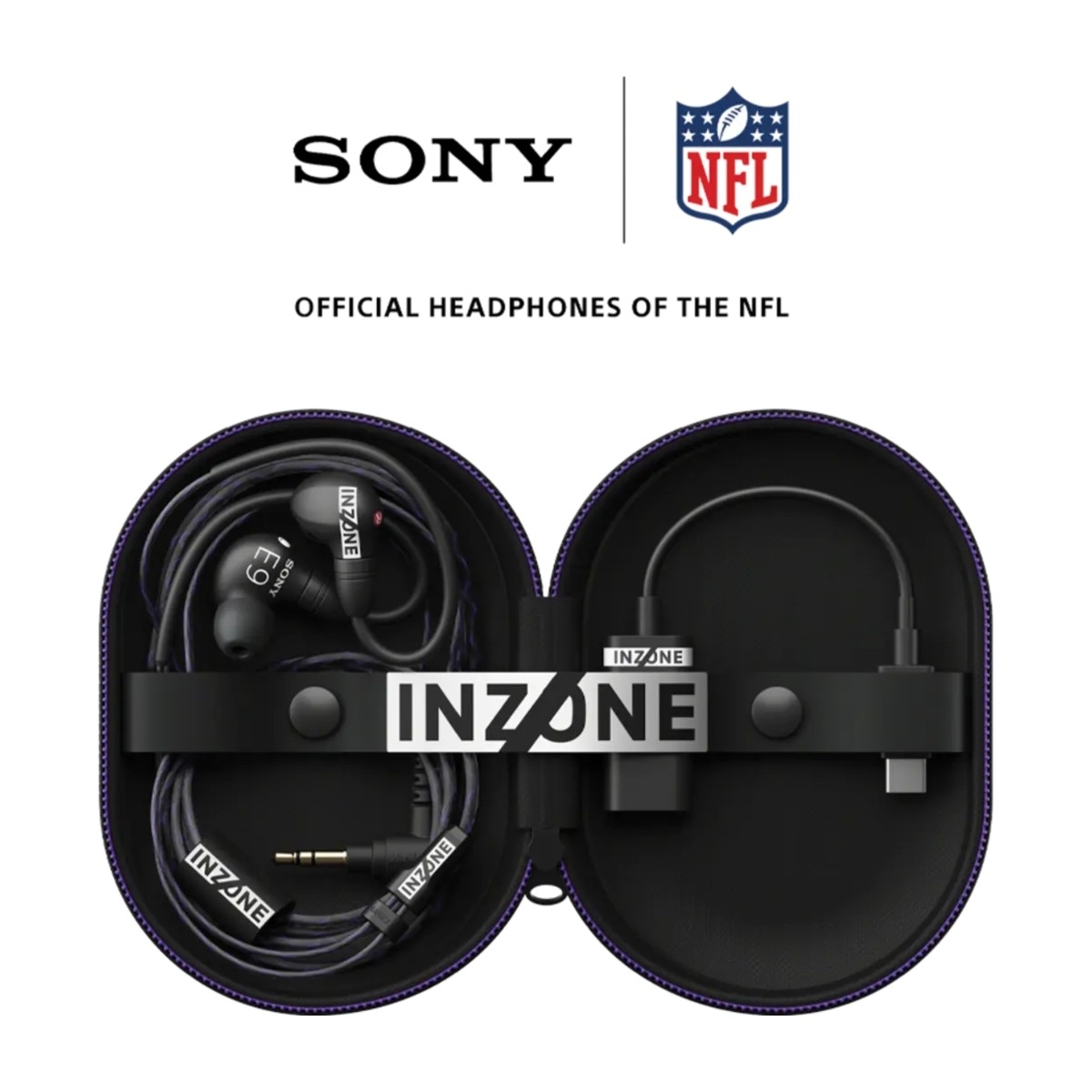 Sony INZONE E9 in-ear hovedtelefoner, sort billede 3