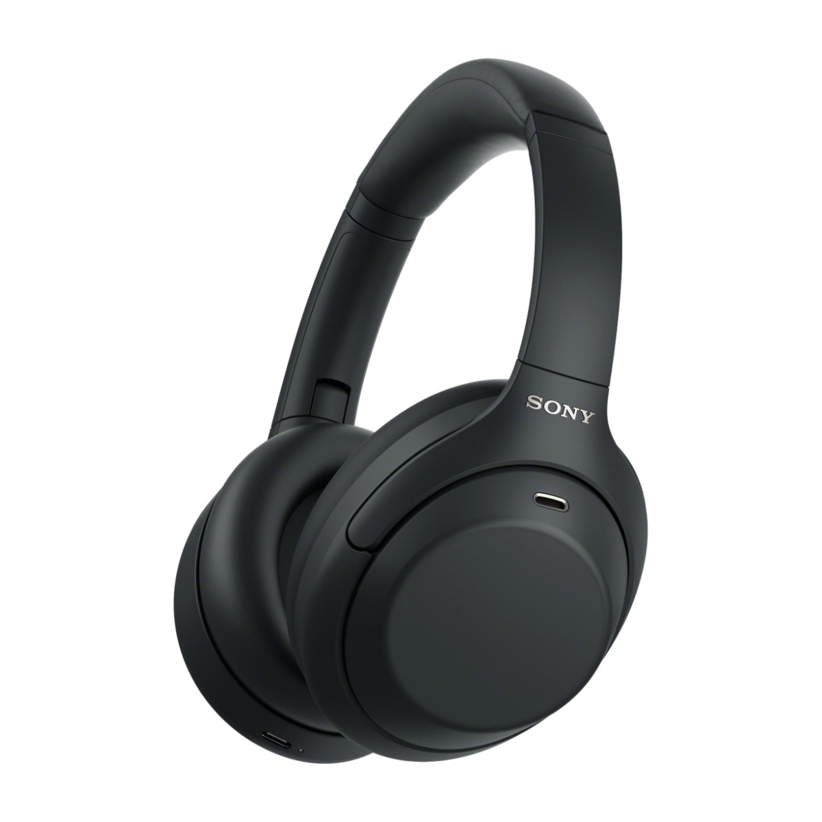 Sony WH-1000XM4C trådløse ANC-hovedtelefoner, sort billede 1