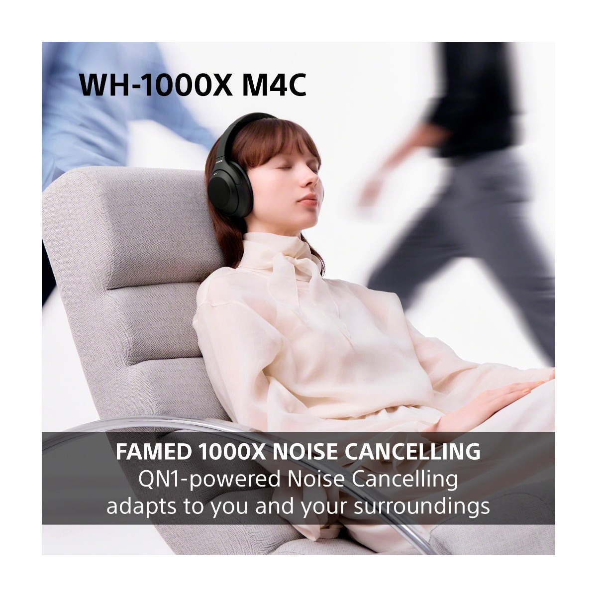 Sony WH-1000XM4C trådløse ANC-hovedtelefoner, lavendel billede 3