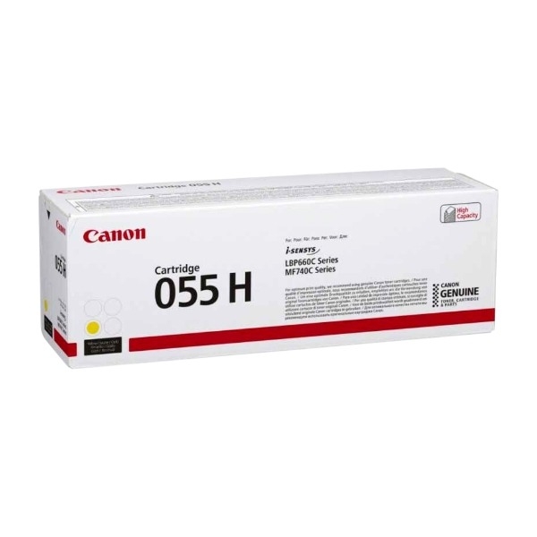 Canon CLbp 055, gul High Yield toner billede 2