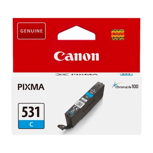 Canon CLI-531, cyan blækpatron billede 1