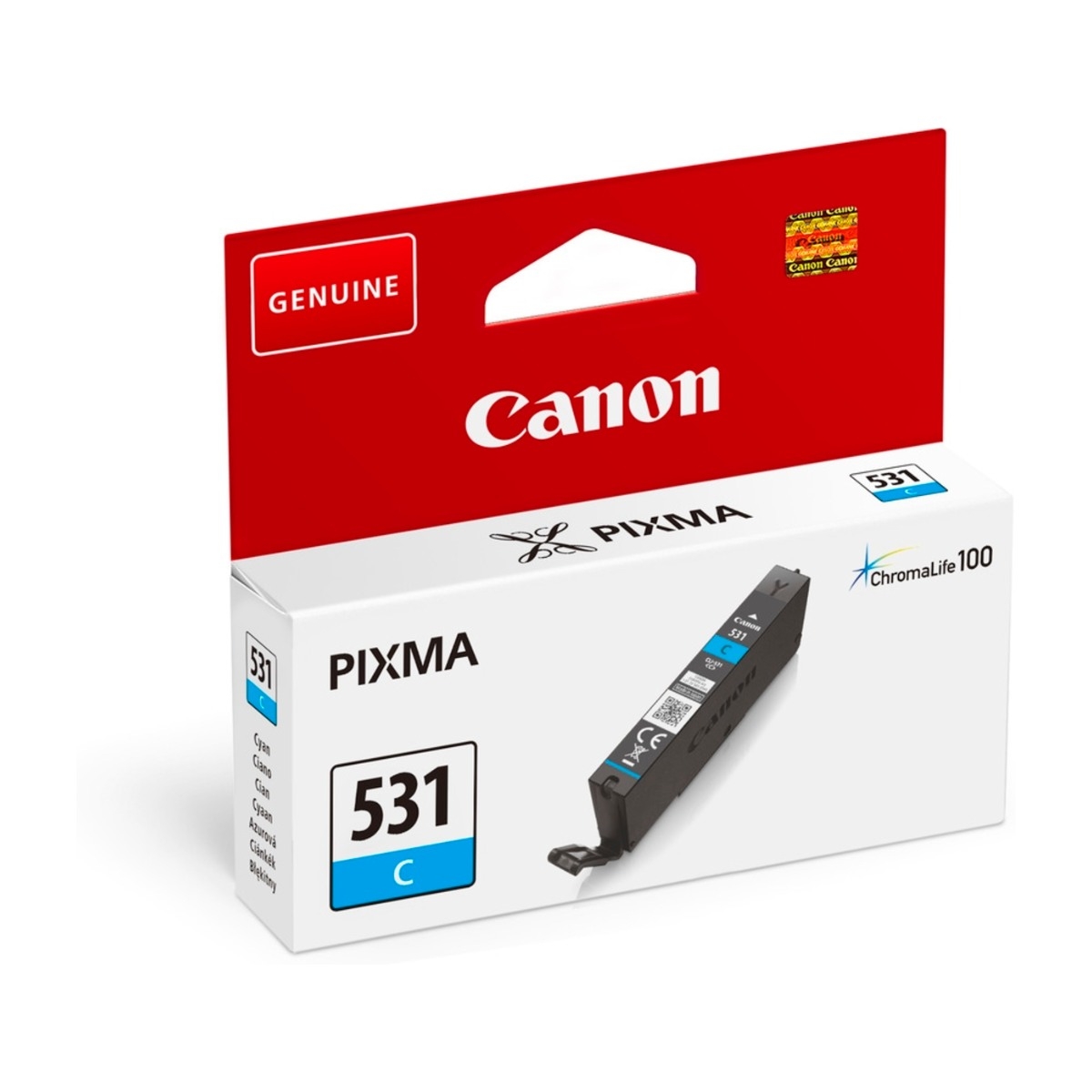 Canon CLI-531, cyan blækpatron billede 2