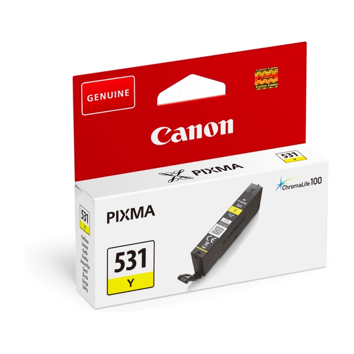 Canon CLI-531, gul blækpatron billede 2