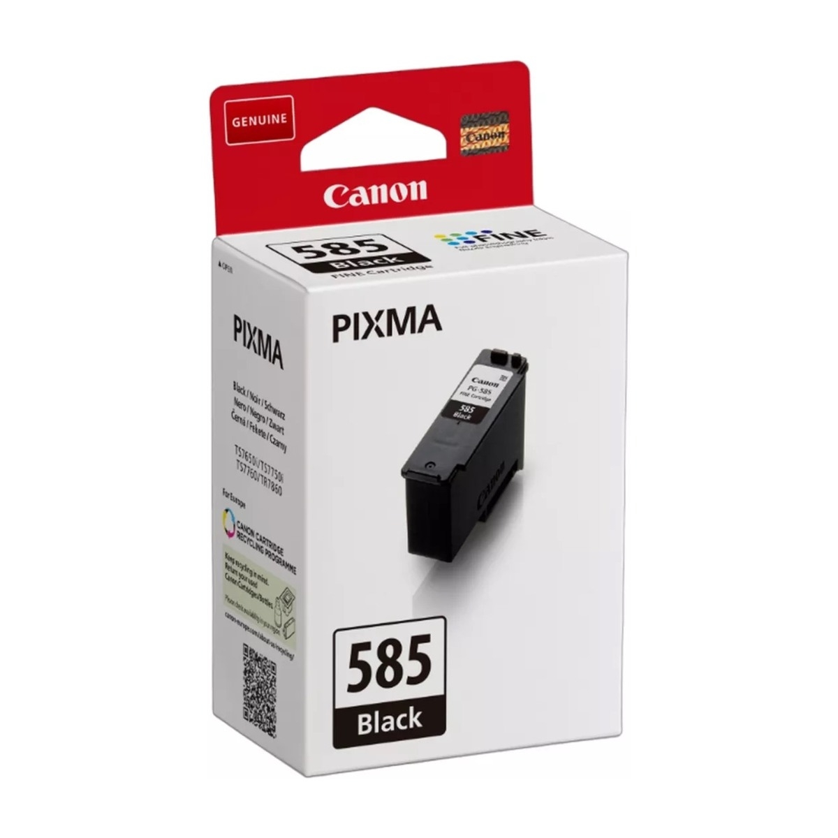 Canon PG-585, sort blækpatron billede 2