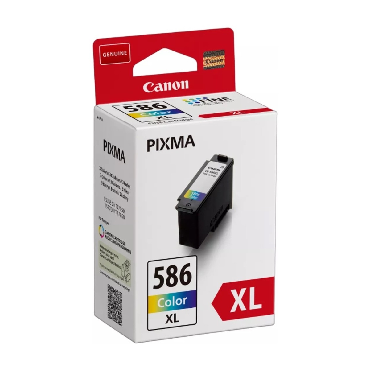 Canon CL-586XL farve blækpatron billede 2