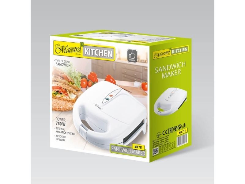Sandwichmaskine Vaffelsandwichtoaster Maestro MR-711 (MR-711) billede 1