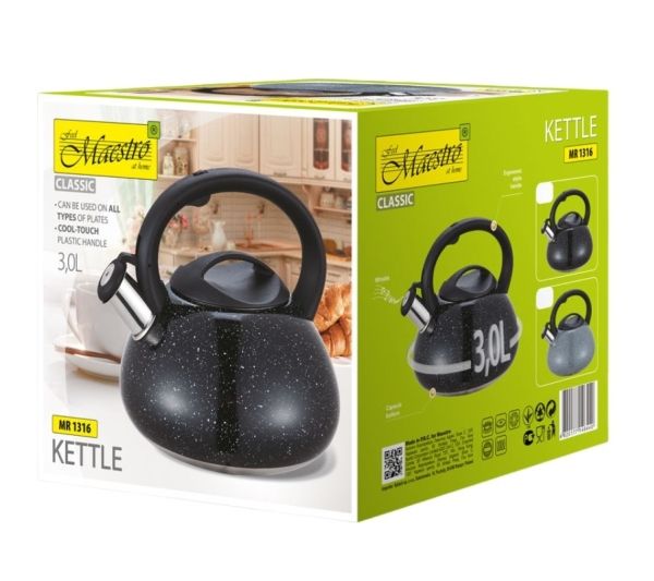 Ikke-elektrisk elkedel MAESTRO MR-1316 sort (MR-1316 black) billede 2