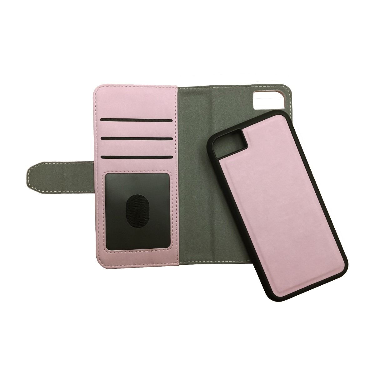 Ferrelli Duo Flip Cover iPhone SE (2022)/SE (2020)/8/7/6, lyserød billede 4