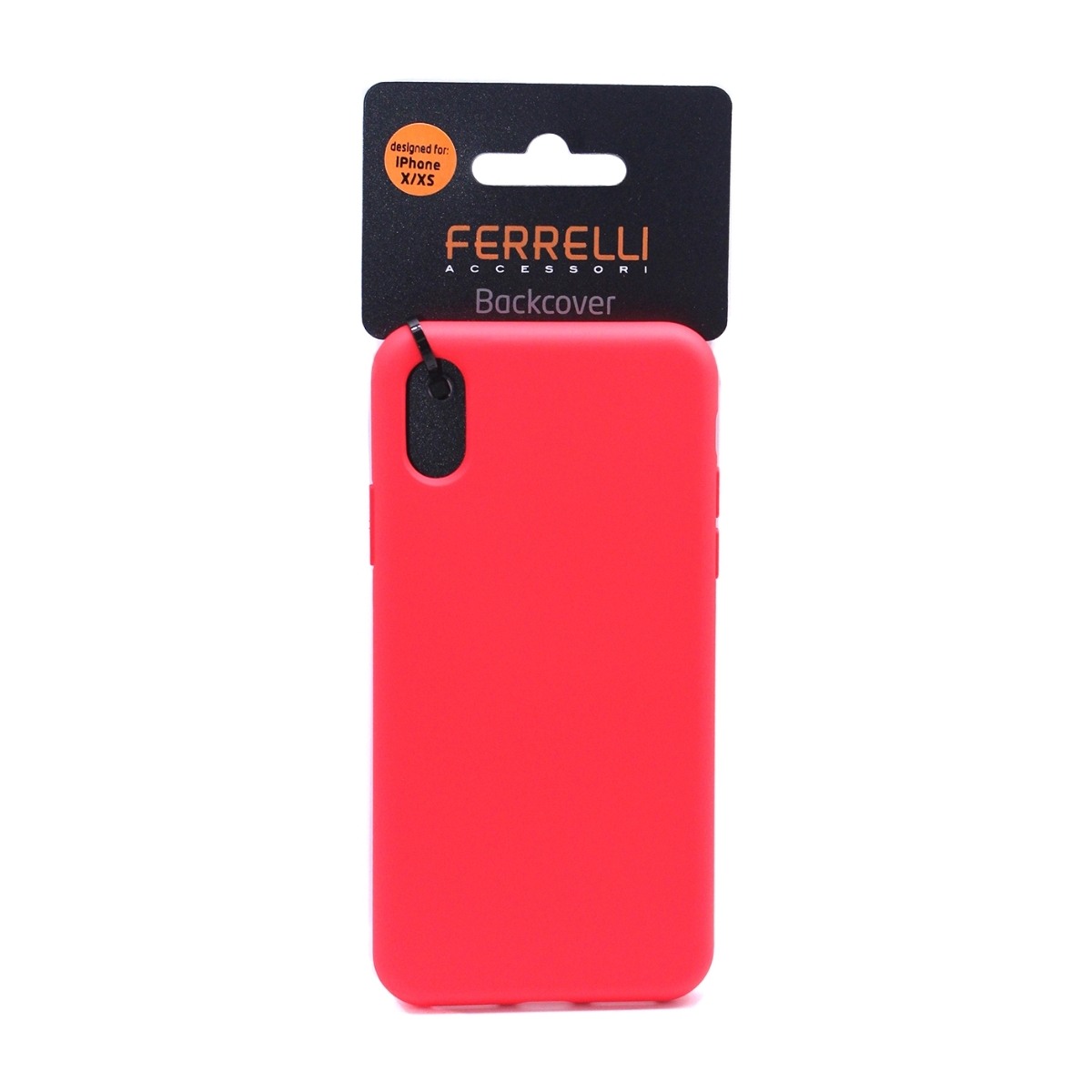 Ferrelli Silicone etui iPhone Xs, rød billede 3