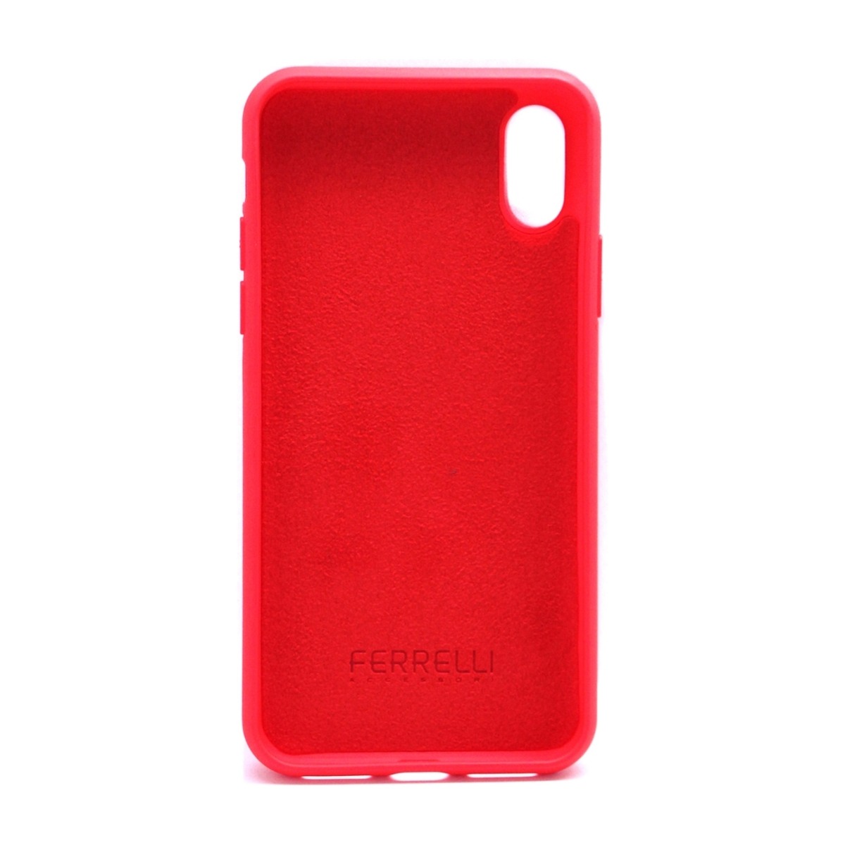 Ferrelli Silicone etui iPhone Xs, rød billede 2